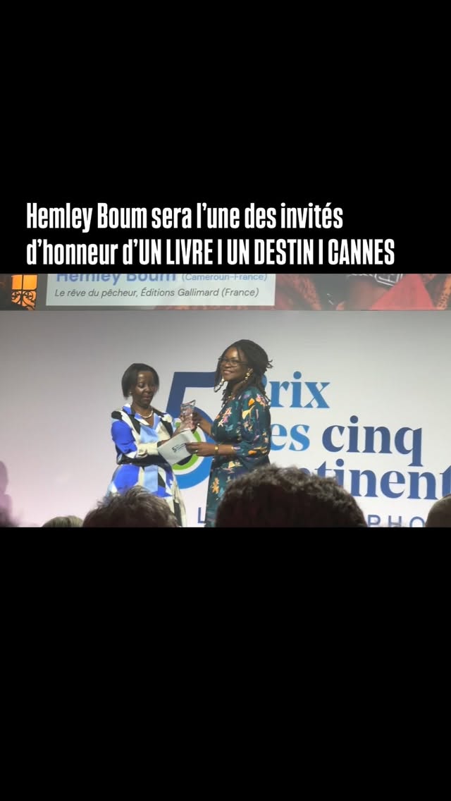 Hemley Boum, le soir de la remise du prix des 5 continents de la Francophonie. Par l’Organisation Internationale de la Francophonie.
Un prix essentiel. Un prix mérité.
Retrouvez Hemley Boum le 15 janvier prochain à la soirée de Gala UN LIVRE I UN DESTIN au Carlton Cannes.
#carlton #cannes #unlivreundestin #rencontredesauteursfrancophones #hemleyboum #prixdes5continentsdelafrancophonie