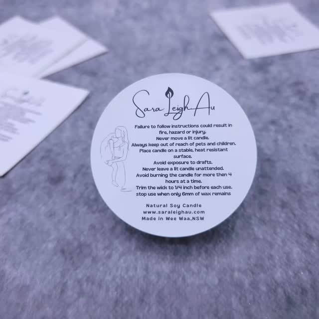 ⚠️ Custom candle warning labels — who says they need to be boring?
Extend your branding from top to toe with designs that look as good as your candles smell 🕯️
Made for @sara.leighau 🤍
#customlabels #candlelabels #warninglabels #custompackaging #candlemakers #smallbusinessaustralia #brandingdesign #labelprinting #odinprinting #candlemakingsupplies #soycandlesaustralia