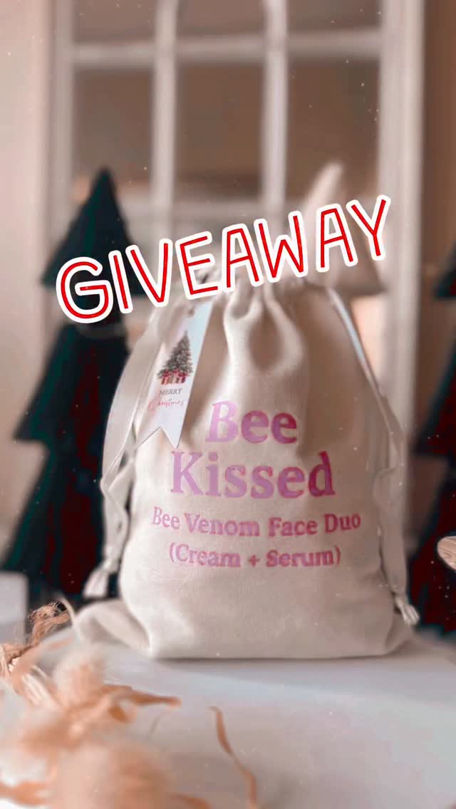 ❌NOW CLOSED ❌🌟Bee Kissed Giveaway🌟 – The Most Unique Christmas Gift in Ireland!
To celebrate the launch of our Bee Venom Face Duo – cream + serum – we’re giving one lucky follower a Bee Kissed gift set in a beautiful velvet pouch! 🐝💛
We’ve put a lot of love and care into collecting Bee Venom and creating the perfect combination of serum and cream, and now the best way to celebrate is by sharing it with you.
💛 How to enter:
1. Follow @honeyharvest.ie
2. Tag two friends who would love to receive this special gift
3. Share this giveaway for extra love
🎁 Winner announced on 8th December in the captions and our story 😘
⚠️ Open to Ireland only!
☘️Best of luck!
⚠️ This giveaway is not affiliated with Instagram
.
.
.
.
.
#giveaway #giveawaytime #beevenom #uniquegift #reeloftheday #entertowin #christmasgiveaway #homemadevideo