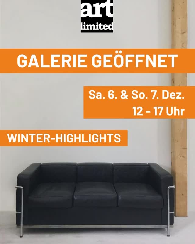 🎄 Wir öffnen für Sie am 2. Adventswochenende! ✨
Entdecken Sie winterliche Kunst-Highlights bei Grünkohl, Glühwein & Gebäck.
🗓 6. & 7. Dezember
⏰ 12–17 Uhr
Mit Werken von Uecker, Mack, Piene, Geiger, Graubner, Immendorf u.v.m.
Kommen Sie spontan vorbei – wir freuen uns auf Sie!
#kunst #galerie #contemporaryart #winterinspiration #kunstliebe #kunstkaufen #uecker #heinzmack #ottopiene #geiger #graubner #immendorf #artgallery #kultur #weihnachten2025 #lieblingsgalerie #galleryart #iloveart #contemporaryart #artcollection #kunst #artcollector #artlimitedshop #artlimitedgallery #germanartist #kunstsammler