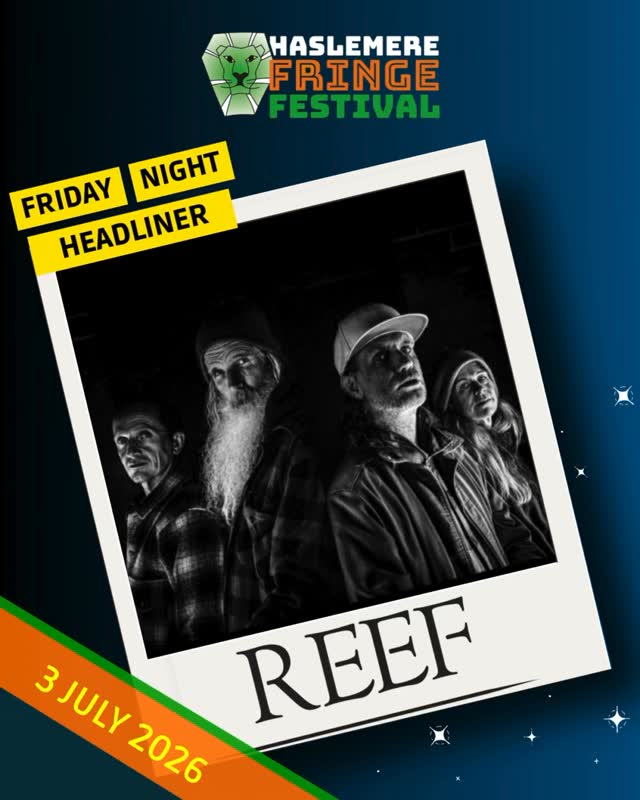 🎉Our Friday Headliner is…
Glastonbury Rockers @reefband 🎉
REEF are firmly back and reenergised like never before with a confident spring in their step which has seen the band soar back into the UK Top 20 with their recently released new album ‘Shoot Me Your Ace” produced by Andy Taylor.
REEF have performed at some of the best and most prestigious festivals across the UK and Europe in 2025 and we’re excited to announce they will be headlining on our Main Stage at the Haslemere Fringe Festival on Friday 3 July 2026.
To ‘put your hands on’ those Friday night tickets visit:
Haslemerefringe.co.uk/tickets
Adults: From £29pp
Youth: From £20pp
#livemusic
#haslemerefringefestival
#haslemerefringe2026
#reefband
#fridaynightheadliner