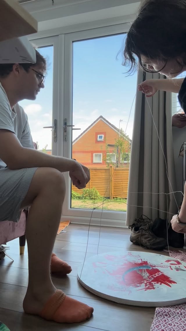 The tale of (making the) whale 🐋🐋🐋
From a vague idea I had in my head, to a wire frame, then well over £100 of modroc (😅🫠), inks, fabric, card, paper-mache, wrapping paper and about 50 glue gun sticks…
Our whale puppet duetted with the brilliant @natashaburrowspolefitness’s humpback whale routine in Pole to Pole 🩵
Esther said she felt like watching Tash perform was like watching the whale’s song become embodied in physical form (which I think is such a spellbinding way of describing it)
This big puppet now lives under my desk (she’s huge and I’m impressed she fitted). Reel features my dogs 🐾 cuz apparently I just hate wearing socks when the temperature is anything above 15C?????
Anyways, enjoy xx
Ps. This reel took twice as long to create as it deleted itself the first time 🫠
.
Supported by @pardicolorcreativeartsfund & @cameronbespolkatrust
Puppet made by me & @blue_apogee !! Inks are @dalerrowney1783
.
.
.
#whale #art #puppet #bts #artist @joanieclothing @dswfwildlife @dswfwildlifeart @spincitybristol @the__herds @lumix