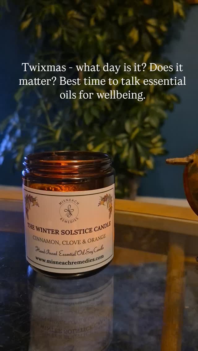 Twixmas - that cozy, slightly blurry period between Christmas and New Year, perhaps in Misneach's world, the perfect time to talk about essential oils.
Are you transitioning from the high energy of the holidays into a state of reflection and rest? I am. I love this time but I couldnt do it without my wellbeing products.
Orders still popping in along with messages about slowing down. Thank you everyone, shop is open. Link in bio.
Le grá,
Jennie xxx
#misneachremedies #wellbeing #smallbusiness #natural #gratitude