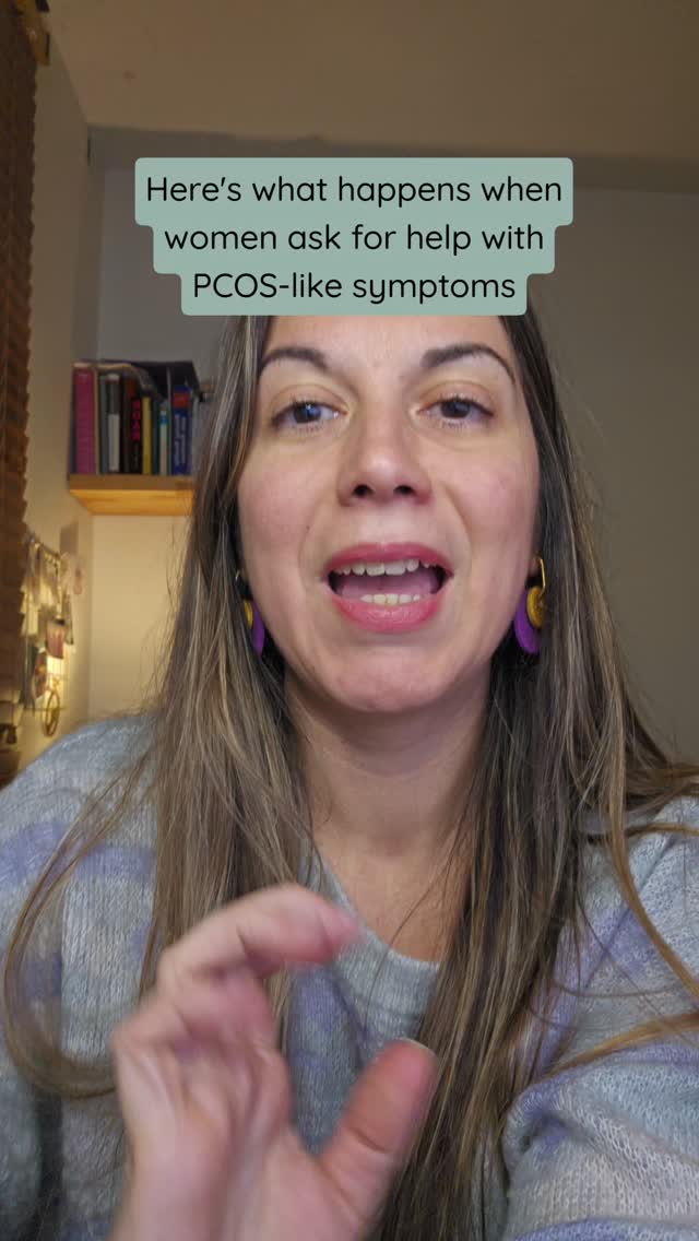 This happens to women with PCOS-like symptoms way too often. 😔
Irregular cycles.
Exhaustion.
Cravings that feel out of control.
Bloating.
Weight changes for “no reason.”
And when they ask for help, they’re told:
“You’re fine.”
“It’s just hormones.”
"Your periods will regulate after pregnancy"
“If you want regular periods, just take the pill.”
Yes! This is WILD!
This isn’t rare. I hear it constantly. And it happened to me too.
What women actually need is to be listened to, not dismissed. To look at what the body is trying to communicate — blood sugar, stress, ovulation patterns, nutrients — instead of being told to ignore the signs.
If this story feels familiar, you’re not imagining it.
Your symptoms matter. 💕
👇 Has something like this happened to you? Share in the comments