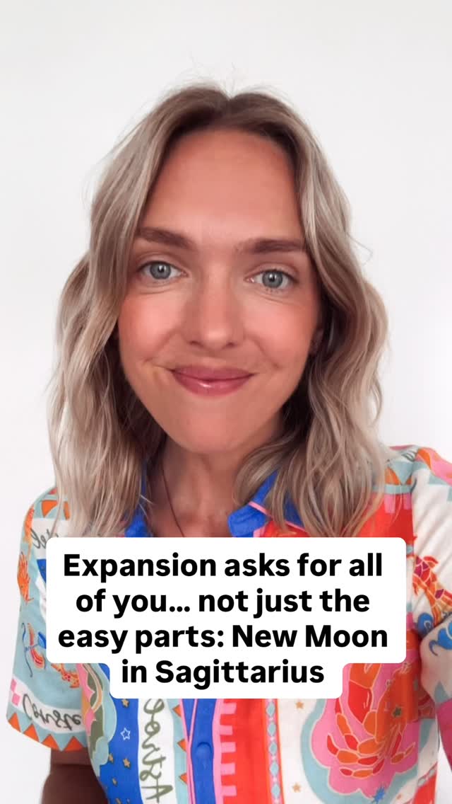 This New Moon in Sagittarius whispers: open to possibility …
The soft, the wild, the messy… the non preferred and the unexplored.
Life expands when we welcome every part of the journey, not just the bits we like.
Dream wide
Feel deep
New Moon in Sagittarius
28 degrees
20th December 12:43pm AEDT
#newmooninsagitarrius #sagittarius #newmoondecember #decembernewmoon #2026astrology