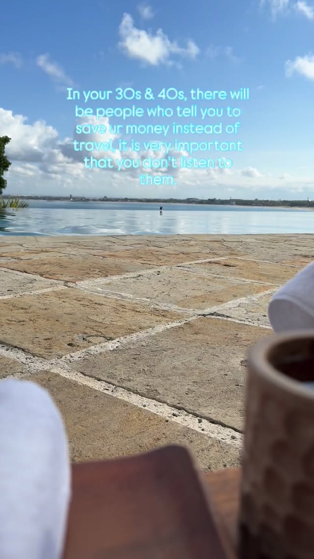 In your 30s and 40s, there will be people who tell you to save ur money instead of travel, it is very important that you don’t listen to them.
#businesswoman #business #womenowned #womeninbusiness #businessownerlife