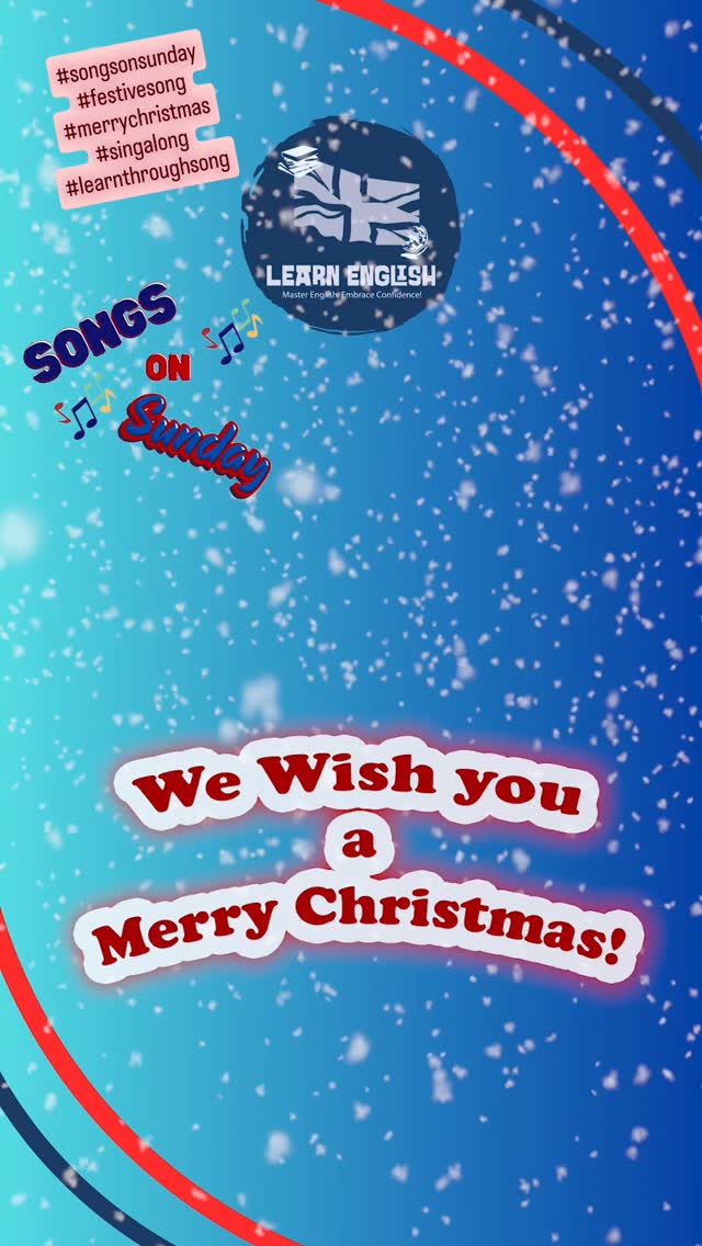 Welcome to #songsonsunday this week's song is a #festive one. We wish you a #merrychristmas🎄 #singwithus🎤 #learnthroughsongs🎵🎙️