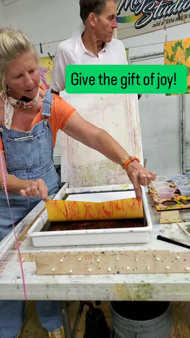 Go to www.majik-studios.com, gift card tab to purchase one or two!
New classes with new items are planned for the new year, as well as standard paper marbling.
My physical address is 348 Depot Street, Pink Dog Creative. I'm in studio 140.
My workdays are Tuesday-Saturday, 12-4.
My website is www.majik-studios.com
#majikalmarblingreveal #majikstudios207 #localstudio #riverartsdistrict #riverartsdistrictasheville #recovery #floatingpaint #shcg #radartist #weareopen #southernhighlandcraftguild #slowmade #ashevillestrong❤️✨❤️ #supportashevilleartists #watermarbling #giftcards #beapartofthecomeback #visitasheville
@riverartsdistrictasheville
@folkartcenter