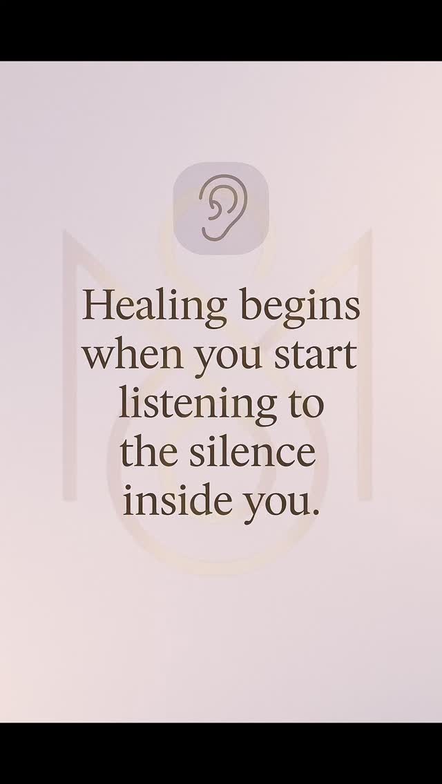 Read 👇...
Healing begins when you start listening to the silence inside you.
Silence is not the absence of sound.
Silence is the presence of truth.
For most people, silence feels uncomfortable because it reveals what the mind has been trying to avoid:
☆the emotions you muted,
☆the memories you postponed,
☆the fears you covered with noise,
☆the desires you kept hidden,
☆the exhaustion you never acknowledged.
Your thoughts can lie.
Your words can hide.
But your silence never does.
Silence is the language of the inner self
the part of you that speaks through stillness, not sentences.
This is why:
✨ you hear your real feelings only when the world becomes quiet
✨ your intuition becomes louder in moments without distraction
✨ clarity arrives in the pause between two breaths
✨ the body reveals its wisdom when the mind stops filling the void
Healing doesn’t start with effort.
Healing starts with awareness
and awareness grows in silence.
Because silence is not empty.
Silence is full of:
●unprocessed emotion,
●intuitive guidance,
●nervous system messages,
●unmet needs,
●hidden strength,
●deep wisdom.
And when you sit with it without running, without numbing, without escaping you finally hear what your inner world has been trying to tell you.
Start listening to your silence.
It knows the way.
It always did.
If this touched something inside you, save it. Your silence will meet you again when you’re ready to listen.
healing journey, emotional healing, silence therapy, music psychology, inner peace, spiritual psychology, nervous system healing, trauma healing, subconscious mind healing, somatic awareness, meditation practice, emotional intelligence, inner child healing, aesthetic healing, sound healing, psychology of silence