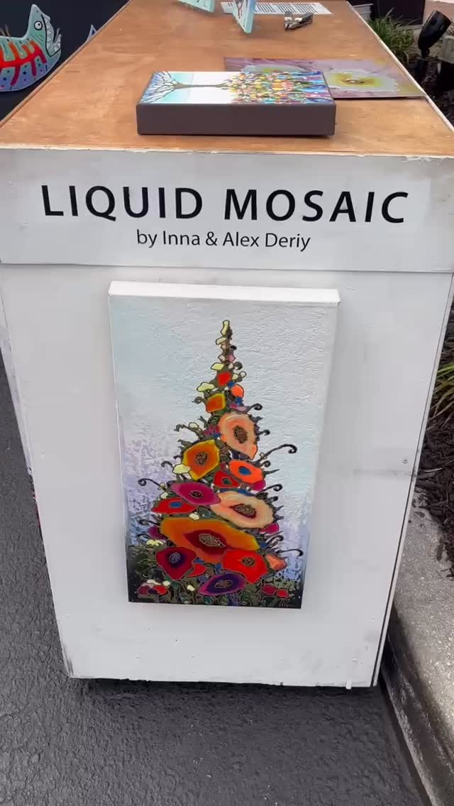 ✨ Art Festival Weekend ✨
Join us in Lakewood Ranch, Florida on December 6 & 7 for an immersive art experience.
Discover our new Liquid Mosaic collection — a truly unique technique where color, movement, and texture come alive.
Come meet us, see the work in person, and experience something you don’t see every day. 🎨
📍 Lakewood Ranch | Dec 6–7
#LakewoodRanch #LakewoodRanchFL #FloridaArt #FloridaArtists #ArtFestival #ArtFestivalLife
#ContemporaryArt #FineArt #OriginalArt #ArtCollectors #ArtLovers
#LiquidMosaic #MixedMediaArt #ModernArt #UniqueArt
#SupportLocalArtists #MeetTheArtist #ArtInFlorida