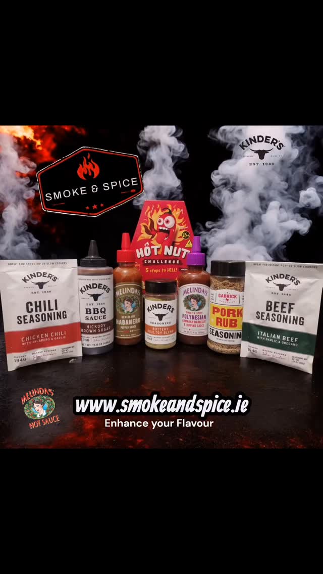 🔥CHRISTMAS GIVEAWAY 🔥
Ireland's chilliest season just got a whole lot spicier! ❄️
One lucky winner gets our Ultimate Festive Firebox
Hot Nut Challenge 🔥 5 steps to hell🔥
Kinder's Buttery Poultry blend
Kinder's Chicken Chilli seasoning
Kinder's Italian Beef seasoning
Kinder's Hickory Brown Suger BBQ sause
Melinda’s XXXtra Hot Habanero Pepper Sauce🔥
Melinda’s Sweet & Spicy Polynesian Ssuce🔥
Gabricks Pork Rub
Perfect spicing up turkey leftovers, or gifting to your grill-loving Secret Santa.
🇮🇪 Delivered straight to your door anywhere in Ireland and Northern Ireland
How to Enter (it's dead easy – takes 30 seconds):
Instagram
🔥 Like this post
🔥 Follow @smokeandspice.ie
🔥 Tag 2 mates in the comments who'd love a spicy stocking filler
🔥Share to your Story
Ends Dec 16th, 2025
Winner drawn randomly & announced here + DM'd
Open to ROI & NI residents
Who's ready to turn their Christmas dinner into a BBQ bash? Drop a 🔥 if you're in!
#SmokeAndSpiceGiveaway #IrishChristmas #BBQChristmas #HotSauceHoliday #FestiveFire #IrelandGiveaway #ChristmasInIreland #GrillAndChill