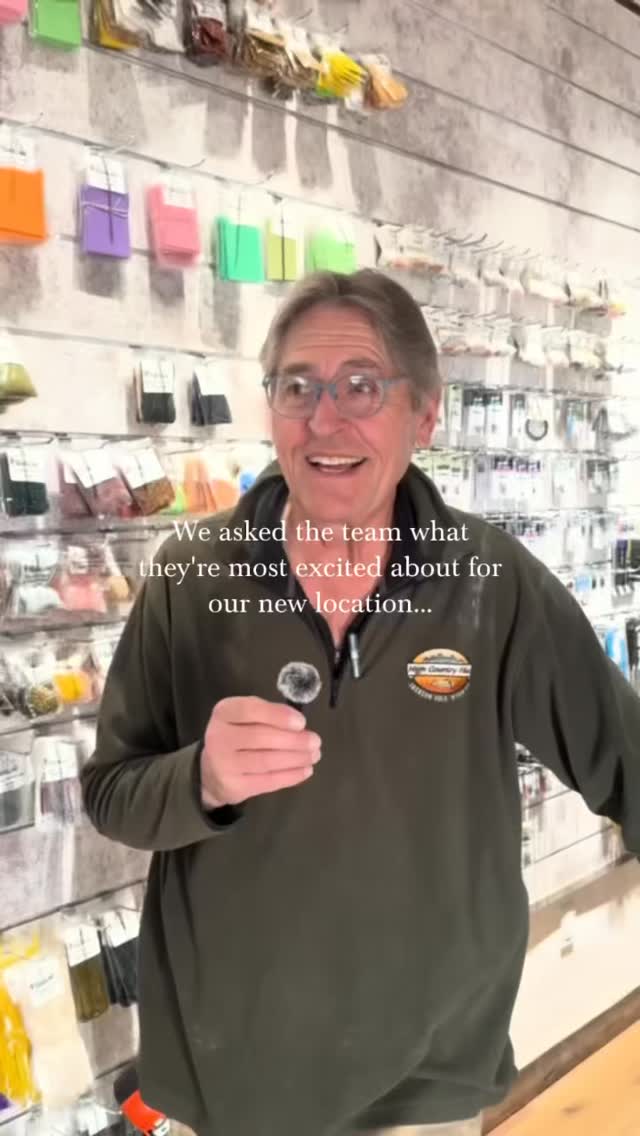 We’re so close! Our team has been hard at work getting our new space at 160 W. Broadway ready for you. In the meantime, here is what our team is most excited for at the new space! 🎣⛰️