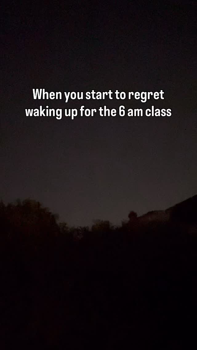 Waking up so early may seem intimidating but it’s a great way to start the day and it’s definitely worth it!