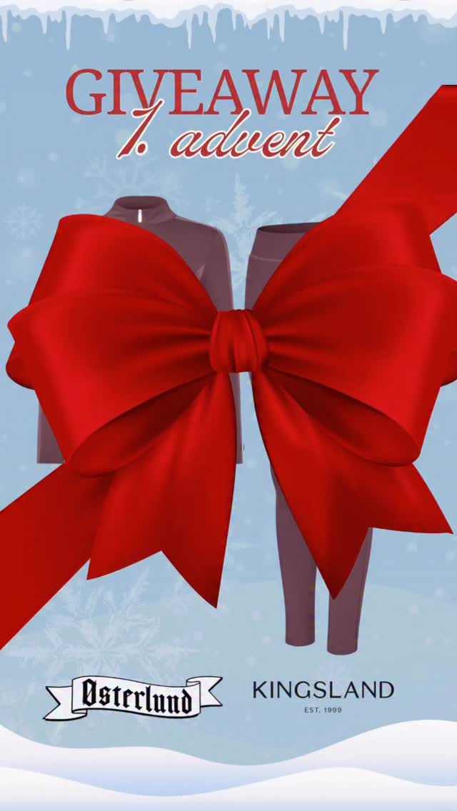 🎁GIVEAWAY🎁
I anledning af den store tilslutning til næste sommers ridelejr her på Østerlund Ridelejr, udlodder vi i år en spændende adventskalender, med super lækre produkter, sponsoreret af @kingsland_equestrian, til 4 heldige vindere!!
I dag, 1. søndag i advent, har du mulighed for at vinde et lækkert sæt JUNIOR RIDETØJ, bestående af tights og matchende trøje😍
For at deltage:
1) Følg ➡️ @danmarks_sjoveste_ridelejr og @caroline.amalie_equestrian
2) Skriv ➡️ i kommentaren hvilken størrelse du gerne vil vinde. (134/140, 146/152, 158/164, 134, 140, 146, 152, 158 eller 164)
3) Vi bliver glade hvis du også deler i story
Vinderen trækkes og offentligøres, d. 6. december. Deltag også gerne på Facebook for større chance.
Held og lykke! Husk at deltage i alle 4 advents giveaway🤩
(Denne giveaway er ikke sponsoreret, administreret eller tilknyttet instagram.)