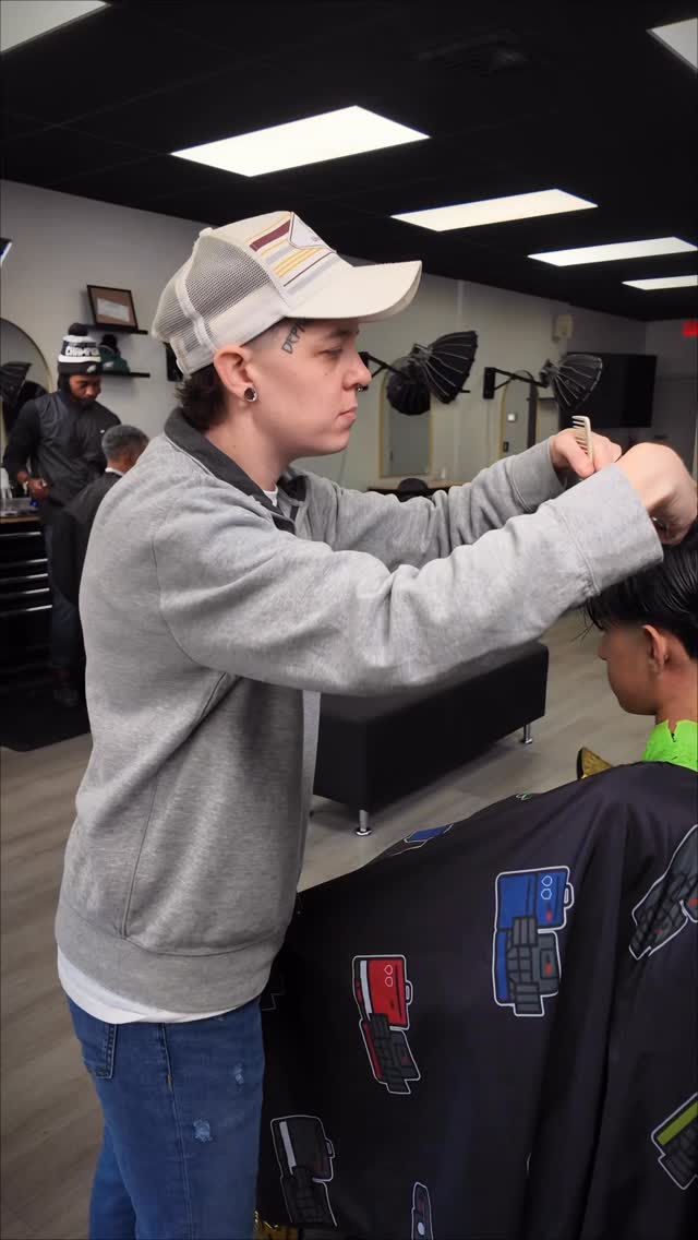 Our talented barbers hard at work today 🔥 #barber #barbershop #crofton