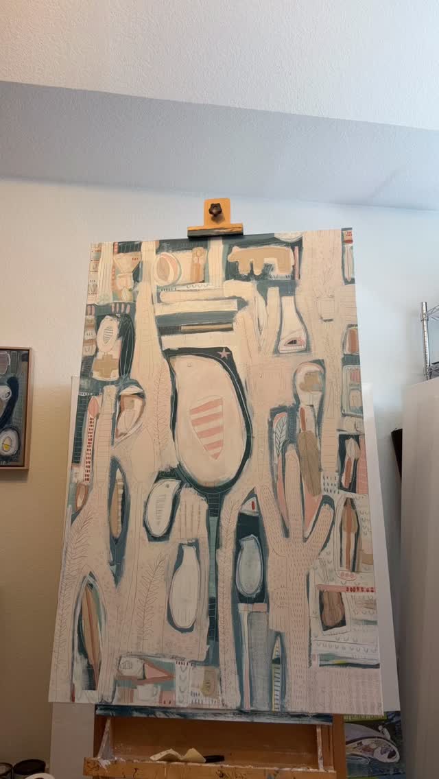 What day is it? I need to get outside and get some sunshine. I'll be back in a few hours…
#art #texaspainter #texasartist #contemporaryfolkart #artforsale