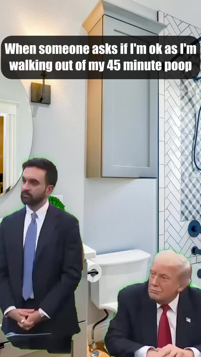 When you have to decide between a quick lie or give way too much information. 🚽 ⚖️
#ibd #crohnshumor #mamdani