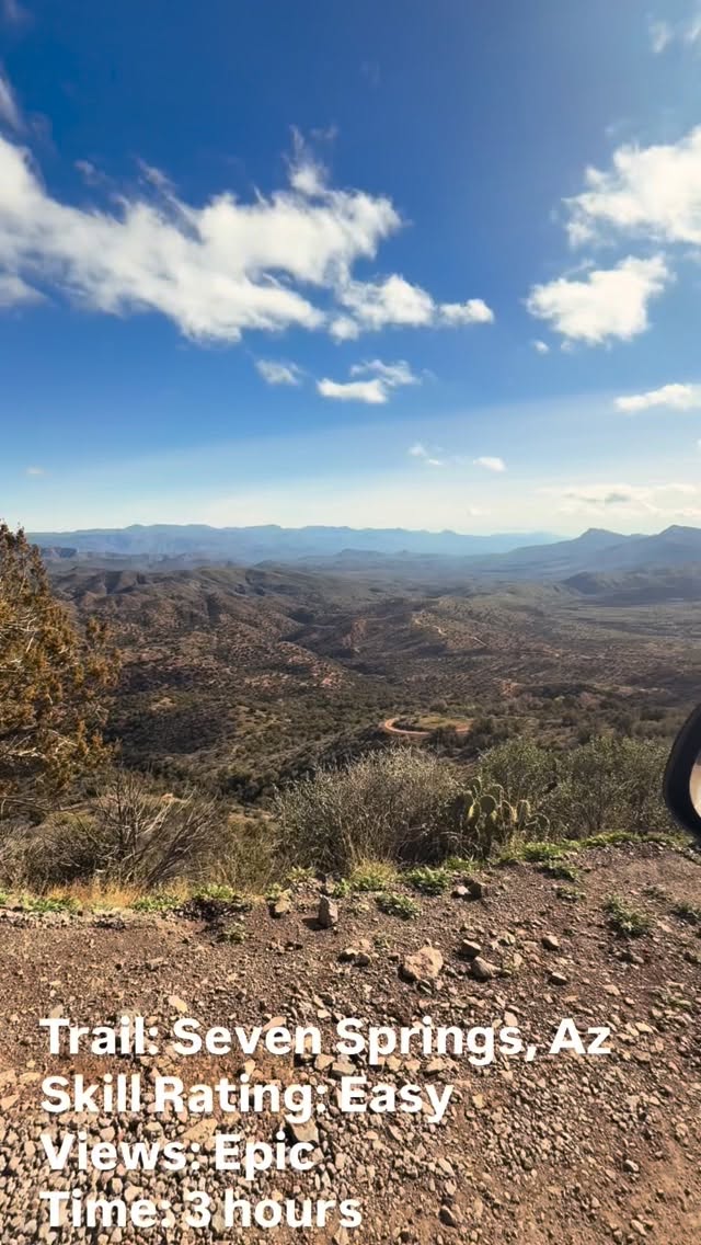 Took a ride out to Seven Springs OHV in Arizona. Easy trail, unreal views. I’d recommend at least a decent set of tires and airing down for the smoothest, most comfortable ride. If you’re in the area definitely check it out and plan for at least a two-three hour trip.