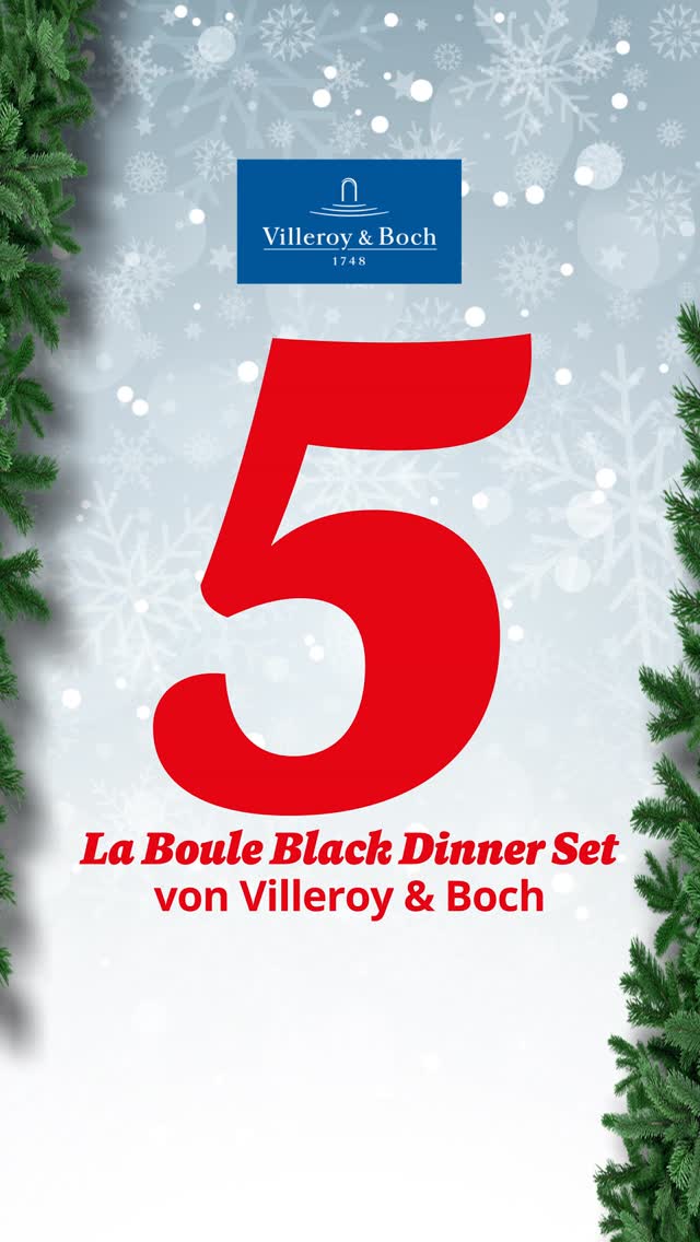 Ikonisch, modern, einzigartig: Wir verlosen das La Boule Black Dinner Set von Villeroy & Boch! 🥳 Ein stilvolles Design-Set bestehend aus zwei Salatschüsseln, zwei flachen Schüsseln, zwei Universaltellern und einer Servierplatte. Perfekt für besondere Momente am Tisch. Wir finden ein echtes Statement-Piece. Du auch? Dann sei dabei! 🍀🍽️
👉 So machst du mit:
- Like diesen Post ❤️
- Folge unserem Kanal 👯
- Kommentiere mit deinem Lieblings-Emoji fürs Dinner 🍝🍷🍰
Heute mitmachen lohnt sich doppelt: Mit ein bisschen Glück gewinnst du die La Boule Black von Villeroy & Boch und hast zusätzlich die Chance auf unseren großen Hauptgewinn am 24. Dezember – eine Küche im Wert von 10.000 € von Burger Küchen! Das wird ein Fest! 🎄🥳🍀
Viel Erfolg und happy Adventszeit. 💛
#musterhausküchen #gewinnspiel #advent #wirsindküche #küchen #kitchen #inspiration #küchenprofis #küchenplanung #villeroyboch #labouleblack
Veranstalter des Gewinnspiels ist die musterhaus küchen GmbH. Dieses Gewinnspiel steht in keiner Verbindung zu Instagram oder Facebook und wird in keiner Weise von diesen Plattformen gesponsert, unterstützt oder organisiert. Es begründet keinerlei Rechtsansprüche gegenüber Instagram oder Facebook. Für die Teilnahme musst du mindestens 18 Jahre alt sein und einen Wohnsitz in Deutschland haben, ausgeschlossen sind Mitarbeiter des Gewinnspielveranstalters und deren direkte Angehörige.
Die Teilnahme ist nur in dem Gewinnspielzeitraum möglich. Die Teilnahmefrist endet am 05.12.2025 um 23.59 Uhr. Die Teilnahmefrist für den Hauptgewinn endet am 31.12.2025 um 23.59 Uhr. Die Ziehung der Gewinner erfolgt rein zufällig. Die Gewinner werden per „Direct Message“ informiert. Der Rechtsweg ist ausgeschlossen, eine Barauszahlung ist nicht möglich. Vollständige Teilnahmebedingungen findest du unter https://www.musterhauskuechen.de/adventskalender