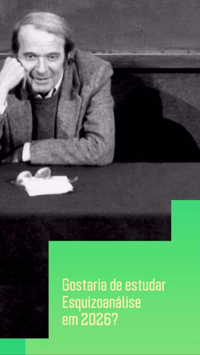 ☝️Inscrições Abertas! Link na bio!
Se você deseja mergulhar nos fundamentos da Esquizoanálise e explorar suas conexões com a contemporaneidade, você já pode fazer parte do
nosso curso 2026!
Nosso programa conta mais de 20 professores/pesquisadores especialistas.
Curso Online: Esquizoanálise e Contemporaneidade
Um percurso pensado para quem busca compreender essa teoria em sua amplitude, seus conceitos, sua prática e suas reverberações no pensamento atual.
🗓 Início: 18 de março
⏰ Horário: Quartas, das 19:30 às 21:30
📍 Formato: Online e ao vivo (com gravação)
Alguns dos tópicos que investigaremos ao longo
do nosso programa:
> As bases referenciais, suas críticas, suas apostas
e aberturas para novas práticas.
> Autores como Espinosa, Bergson, Nietzsche, Foucault, Lacan, Marx, Kafka…
> Conceitos como Inconsciente, desejo, corpo, estruturalismo, micropolítica, máquina,
agenciamento, subjetividade, colonialismo, entre outros.
> Articulação aos múltiplos aspectos que atravessam o mundo contemporâneo.
🎟 Vagas limitadas!
Inscrições pelo link na bio.
Assemblage é um espaço de pensamento vivo, onde teoria e experiência se encontram.
Participe com a gente! ✨
#esquizoanálise #deleuze #guattari
#deleuzeeguattari #antiedipo #oantiédipo
#suelyrolnik #peterpálpelbart
#psicanálise #clinicapsicanalítica
#psicanálisenobrasil