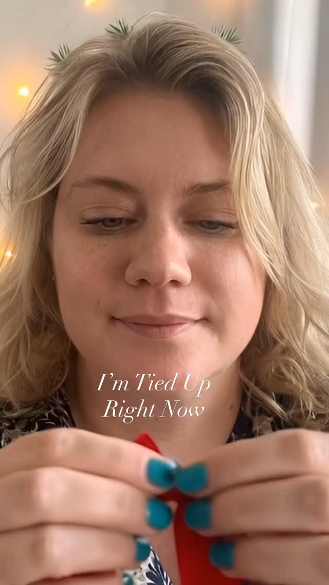 I’m tied up right now… 🎀
because it’s gifting season and someone has to make things pretty 😌🎁
#perfectbow
#FestiveFeels