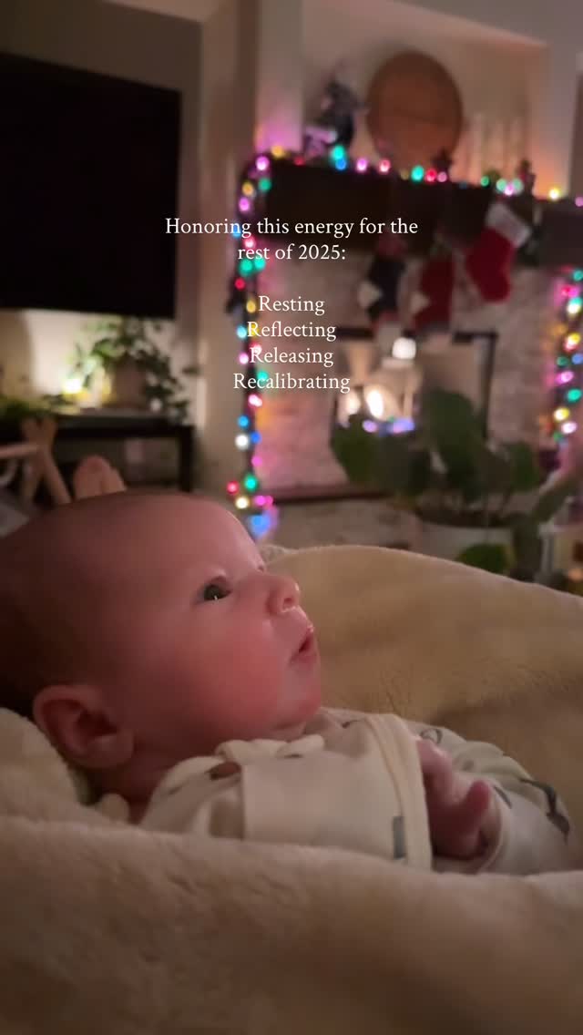 Both the cosmos and baby Stevie agree:
the energy for the rest of 2025 is pure cocoon season. šāØ
The invitation is clear:
Rest.
Reflect.
Release.
Recalibrate.
This is not a time to push, produce, or force momentum.
Give yourself permission to slow down and soften into this sacred season.
I have to say⦠this cocoon energy feels like such a blessing as I settle into my first season of motherhood. šš»
Are you feeling it too? āØ