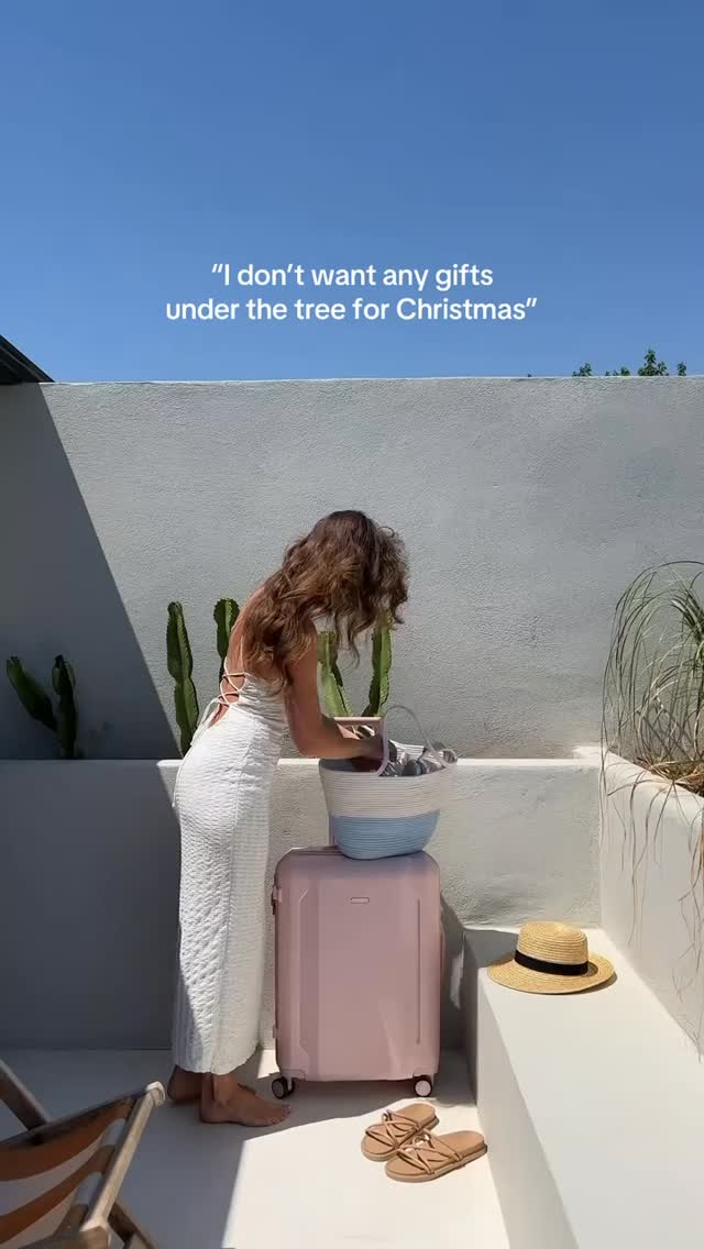 We don’t want any presents under the Christmas tree this year…. Just a simple girls trip, luggage packed, flights booked… nothing too crazy ✈️🌍✨ #literallyjustgirls #forthegirls #wellnessgirls #softgirlera #pilatesretreats #europeretreats #girlypop #christmas