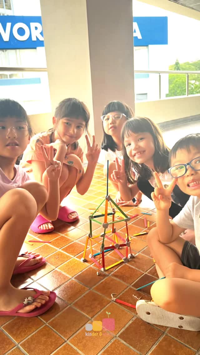 🏗️ STEM in Action: Building Strong Structures
Today, our Kinderians became young engineers as they designed and built mini structures using straws, popsicle sticks, and clay. They explored how shape, support, and material choice affect stability and strength.
Through testing and improving their designs, students learned that engineering is about problem-solving, teamwork, and learning from trial and error.
🏗️ If your child enjoys hands-on building activities, leave a brick emoji below!