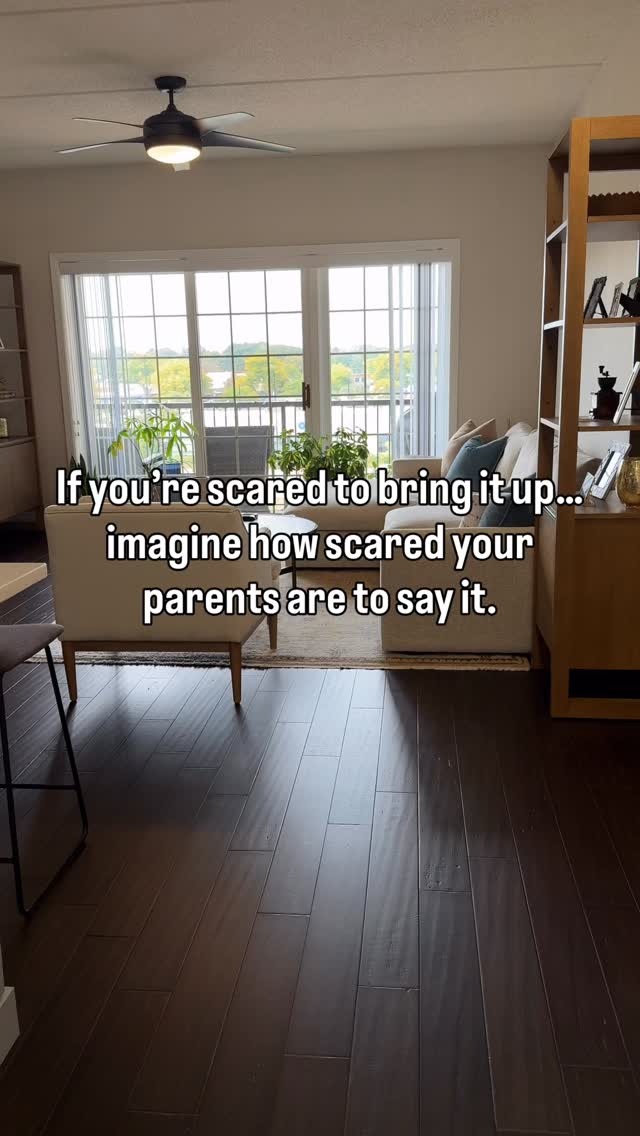 If you’re scared to bring it up… imagine how scared your parents are to say it.
Talking to aging parents about their living situation isn’t “a holiday buzzkill.”
It’s love in its most uncomfortable form.
So how do you even start?
You start small.
You start with curiosity.
You start with what you noticed, not what you want them to do.
Try:
“Mom, I noticed the stairs looked tougher this year. How are you feeling at home lately?”
Or:
“Dad, I’m seeing you stay home more. Is anything feeling harder than it used to?”
Let them talk.
Then listen longer than feels necessary.
And what if they resist?
That’s normal.
No one likes feeling like they’re losing control of their independence.
Your job isn’t to push.
It’s to stay patient, keep checking in, and leave the door open.
Resistance is usually fear not refusal.
And when the time is right, if they’re open to exploring safer or simpler living options in Chicagoland, downsizing, aging-in-place, or senior-focused communities I can help guide the conversation, the timing, and the steps without overwhelming them.
If you want some resources, comment SENIOR and I will send you my free senior living transition guide.
Baby boomer | senior transition | aging parents | downsizing | aging in place | senior communities | Compass Plus