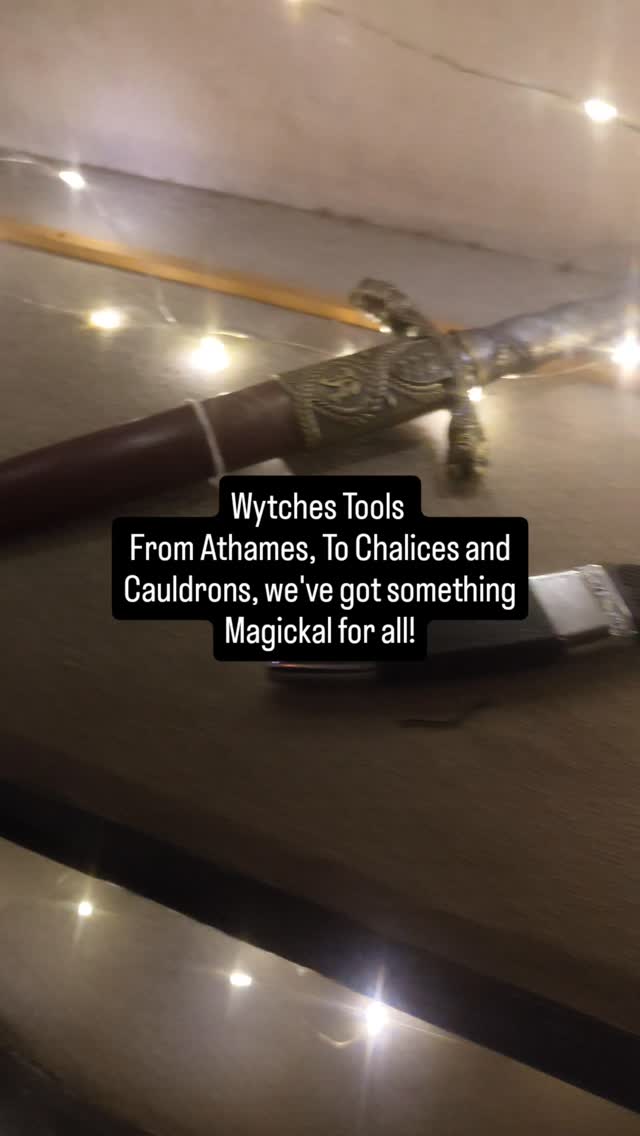 Good afternoon Wytches, come check out our range of Altar Tools!
See you all soon
Blessings of the Land, Sea ❤️❤️❤️❤️
