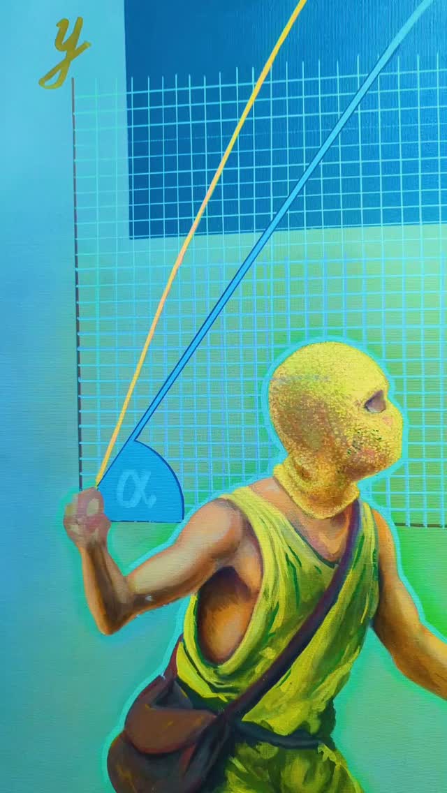 #acrylicpainting #davidvsgoliath #physics #besmart #painting #artcollector #neverstoplearning #growthmindset