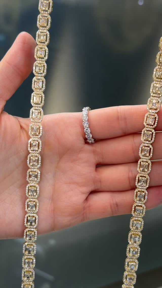 No words needed. All natural VVS diamonds.🔥 #diamondchain #diamantketting #herenketting #antwerpen #antwerpshopping #luxuryshopping