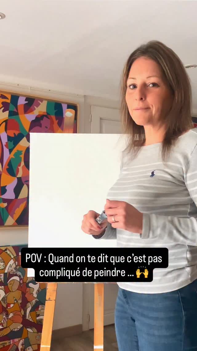 🎨POV : When you tell me painting is not complicated… 🙌
#atelierdartiste #artistepeintre #maviedartiste #artisttrend
#50nuancesdemarguerite #maguyvaz
