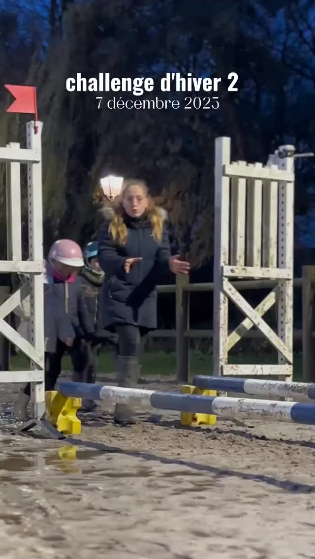 🎄Dimanche 7 Décembre a eu lieu la deuxième manche du challenge.
Malgré la pluie, nos courageux cavaliers, ont réalisés de beaux parcours !
🫶Un immense merci à nos bénévoles présents à la buvette et sur la piste !
💡Rendez-vous le Dimanche 25 Janvier pour la troisième manche du challenge