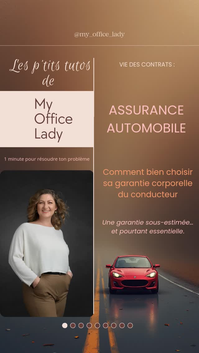 Votre assurance auto protège votre voiture. Mais vous, êtes-vous vraiment protégé(e) ?
Dans 90 % des accidents corporels, les blessures ne sont pas indemnisées.
🎥 1 minute pour comprendre la garantie corporelle du conducteur et éviter une très mauvaise surprise.
Besoin d’aide pour analyser votre contrat ?
Vous voulez recevoir ce tuto en PDF ?
👉 Abonnez-vous et écrivez “Aide” ou “PDF” en commentaire.
#AssuranceAuto #GarantieCorporelle #ProtectionDuConducteur
#ComprendreSonContrat #ViePratique
#TutosAdministratifs #MyOfficeLady
