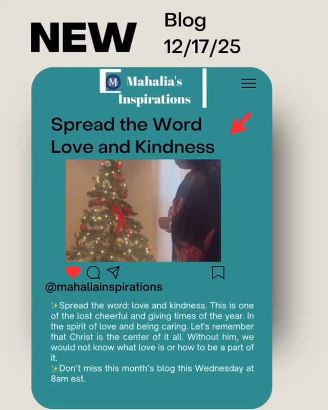 ✨Spread the word will be available at mahaliainspirations.com this Wednesday.
-
-
#inspirational #holidaycheer #christianblogger #blogs #holidayblog #jesusisthereason #spreadtheword #christmastime #spiritofgiving #motivational #hope #faith