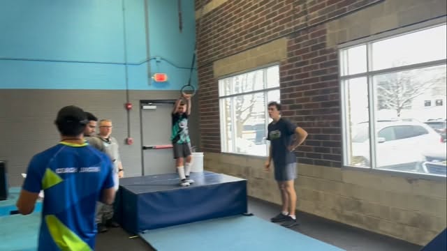Morning highlights from @ultimate_ninja_athlete qualifier in Elmhurst! One more athlete to run tonight.
#ninjawarrior #ninjatraining #unaaqualifier #ninjacompetition