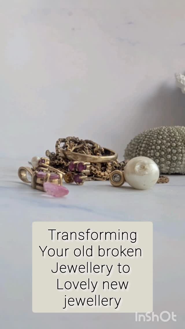 I am so excited to share this recent commission with you! Least of all because we made fantastic use of nearly 20g of broken, mismatched and unsuitably sized 9ct gold... which would have cost £1020 in today's prices for the gold alone 😵...Most of all because the end result was two fabulous pieces of jewellery, featuring pink Sapphires, diamonds and opal! Absolutely stunning, a gorgeous gift to a very deserving and equally gorgeous lady! I absolutely love repurposing old jewellery, it is the epitome of a sustainable a circular economy, creating new out of old and supporting local artists in the creative process.
#repurposedjewellery
#custommade
#heirloomjewellery