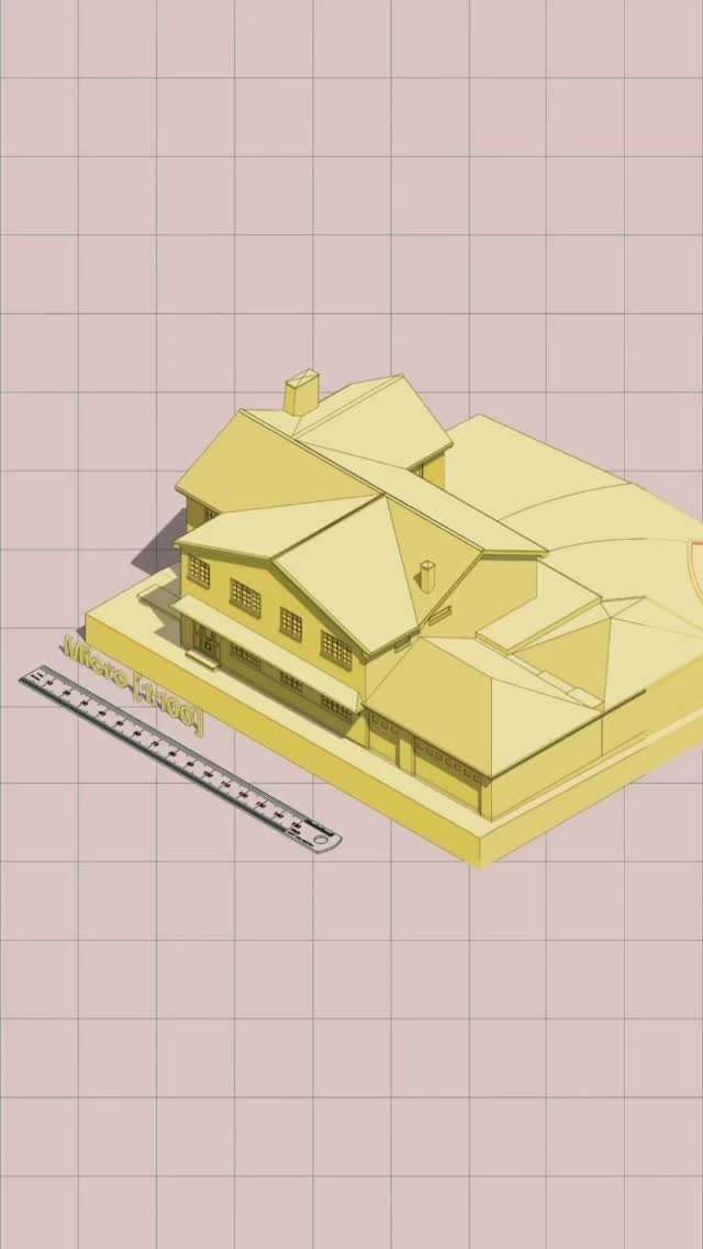 How do we choose the scale of your model?
For larger homes, we use our Macro scale — 1:200 💚 It’s a more zoomed-out view that lets us fit more in, perfect for showcasing bigger properties #3dprinting #countryhouse #architecture
