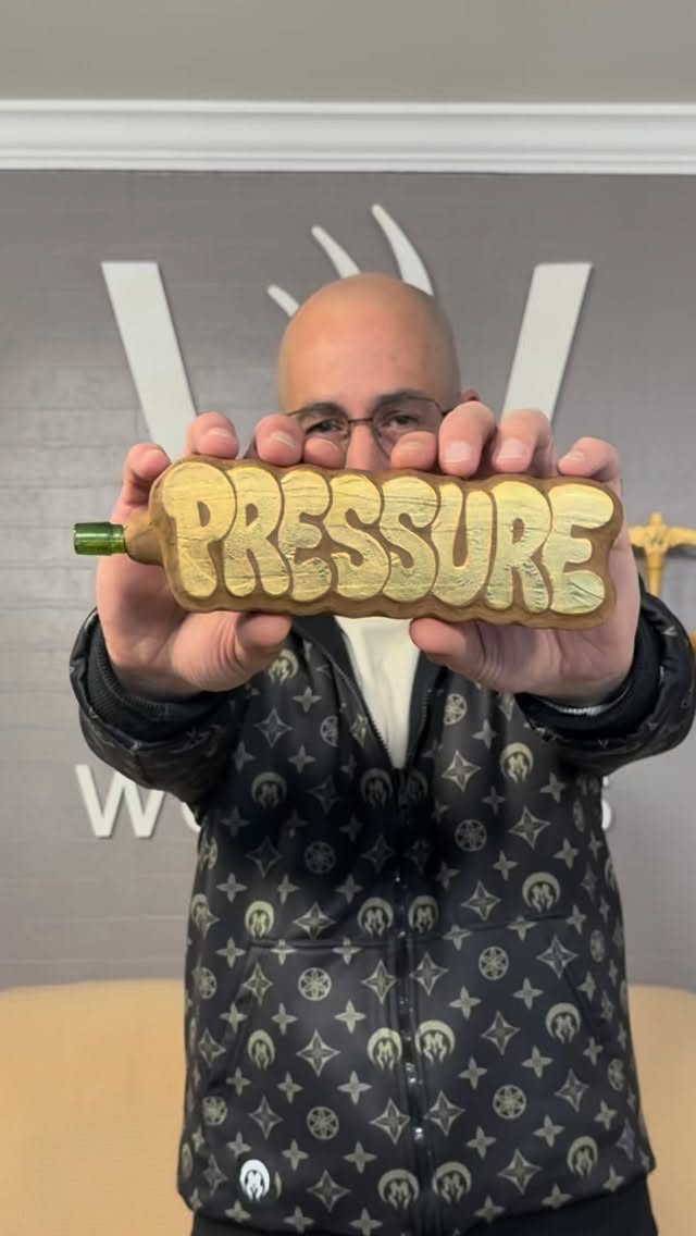 Only Pushin Pressure smokable logo