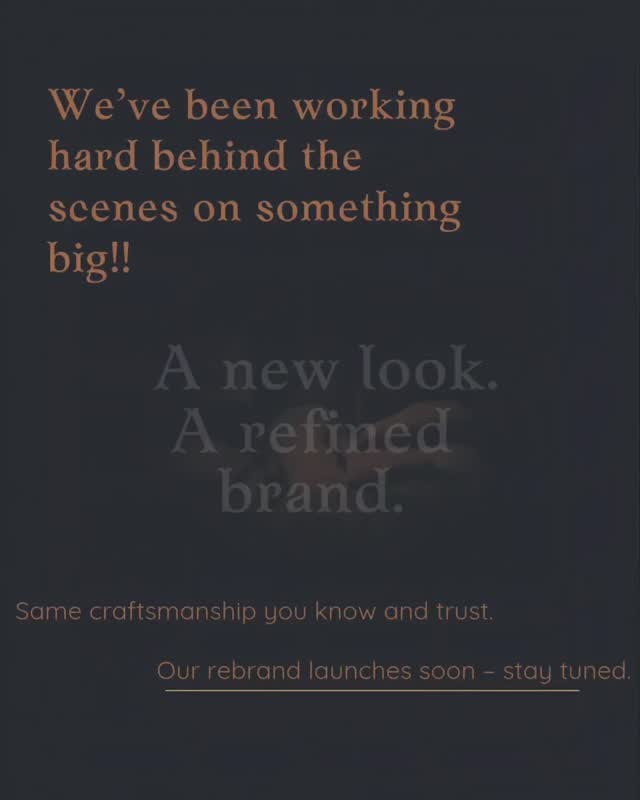 We've got some exciting news !!
Thanks to the amazing support from our local community, we’ve continued to grow—and that growth has led us to an exciting rebrand.
Same craftsmanship. A fresh new look.
We couldn’t do this without you!