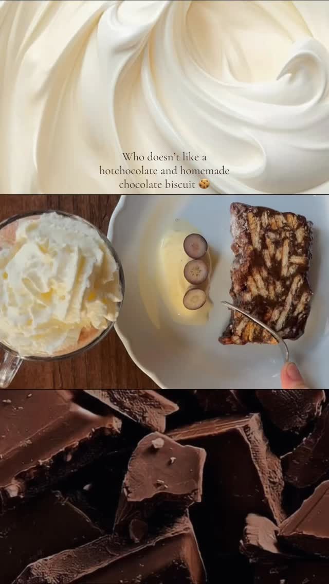 Cold days call for hot chocolate and homemade chocolatebiscuits ✨❄️
#kormos #hotcholate #dewaag #wippedcream #delft #delft #hotspotdelft