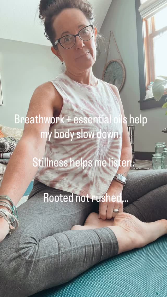 Breathwork + essential oils help my body slow down.
Stillness helps me listen.
Rooted, not rushed.
This is one of my favorite ways to gently support my nervous system and come back to what matters.
If you’re curious about the oils I use for Breathwork, I’ve linked my favorites in my bio.
#RootedNotRushed #NervousSystemSupport #FaithAndWellness #BreathworkPractice #EssentialOilsDaily