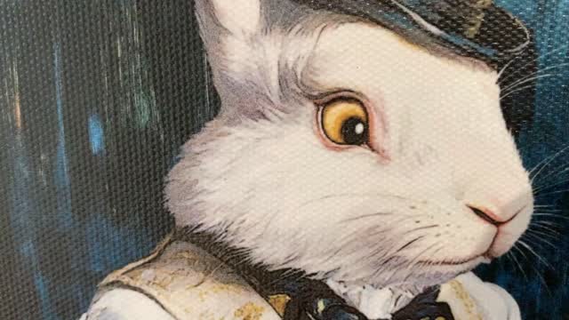 This smart white rabbit invites you to imagine the stories he tells. A tea party or a curious conversation with a Cheshire cat.
#AliceInWonderland #AnimationArt #GhibliStudio #Futurama #PetPortraits #OriginalArt
Blue Pencil gallery
Explore more enchanting pieces at augustusdodo.etsy.com!
