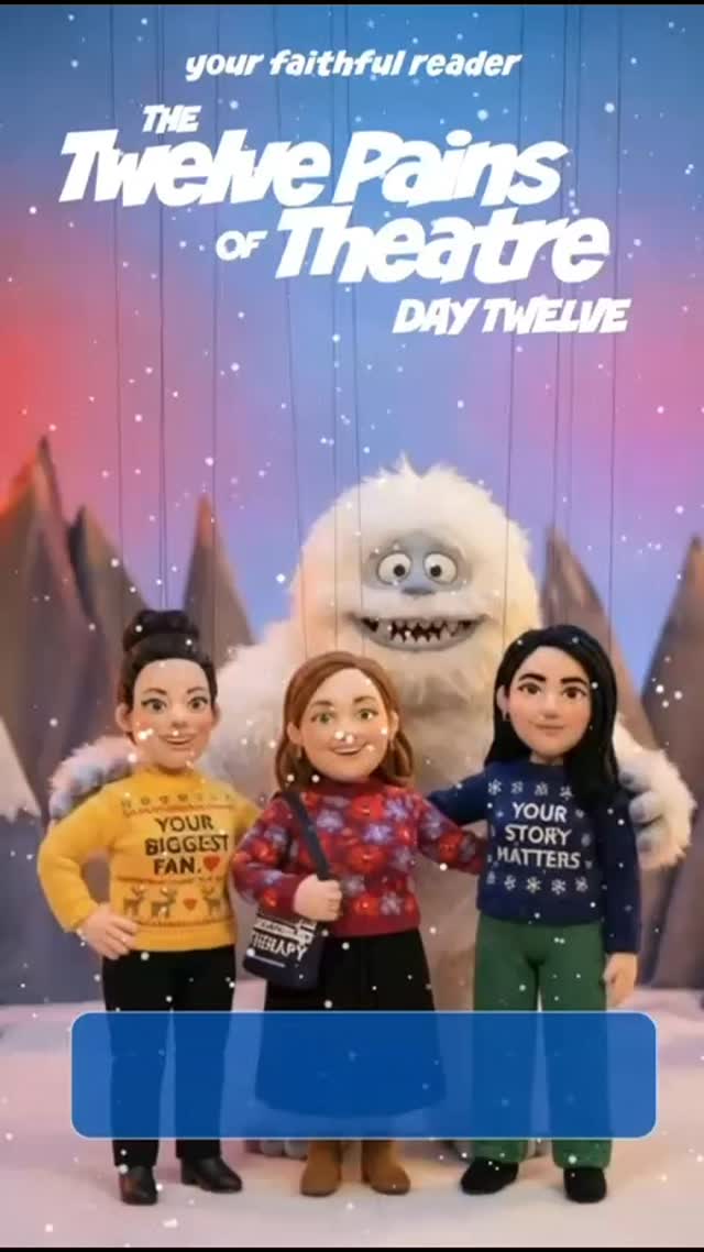 It's here day 12 of “The Twelve Pains of Theater” 🎭
Thank you for following along with us as we lovingly poke fun at the trials and tribulations of trying to create work and perform in New York! We love our community so very much and honor all the time and dedication we all put in! It's a tough job but an important one, to contribute to the landscape of art and performance, the world needs it now and always! Story tellers, truth speakers, emotional embodiment of the times, work that makes you feel and think critically! So here is to all the artists and creators , in front and behind the scenes who are doing the hard work with no promises of pay off just passion and conviction!
Shout out to our incredibly talented @nickpollifrone for writing , directing and editing out 12 Pains of Theatre! And all the captured performers for filming, singing and creative collaboration! And thankyou to everyone who liked and shared, it truly takes a village to run a not-for-profit performance company here in NYC and anywhere, and we are so grateful for our community! We hope everyone found humor and joy in our silly rendition!
Today's the last day of our 12 Days of Giving campaign, but you can always donate! If you love what we do, head to yourfaithfulreader.com to learn more about us and consider making a tax-deductible donation to support the work and artists who keep our stages alive. 💛
And to our theater fam: we adore you. Any references in this song are pure fun—never intentional, always with love. 💕🎶
#YourFaithfulReader #YourStoryMatters #SupportIndependentTheater #12PainsofChristmas #HappyHolidays