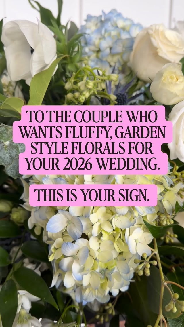 YES. These tall arrangements are a YES.
now I have these shown on a coffee stand because that’s what I had at the moment but imagine these on tall glass or gold stands on your guest tables. These are heavy greens with blue and white accents but these can be done in any palette or aesthetic
YES. If I was getting married in 2026 I would DEFINITELY include these in my budget. (…. Which I did in 2019 at my wedding!)
#pittsburghflorist #washingtonpaflorist #pghflorist #floraandrootstudio #mcmurrayflorist #pghwedding #pittsburghwedding #canonsburgpa #lingrowfarm #lingrowfarmwedding