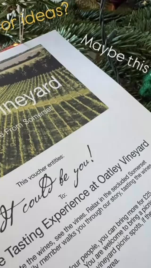 Stuck for ideas? Our tasting experience vouchers could help….link via hopp.bio in profile #winesofthewestcountry