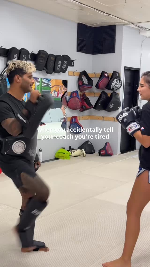 Never tell coach you’re tired… because they’ll just make you even more tired 💀
#muaythai #muaythaitraining #vancouver #funny