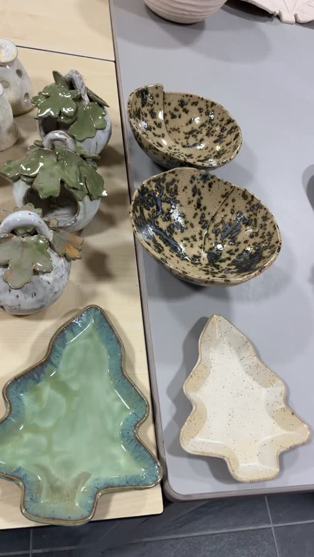 Prachtige resultaten! Van workshops, het open atelier en voor de kerstmarkt in Elten🤗