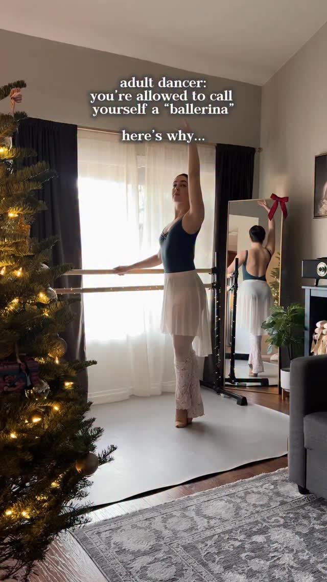 ….And trust me, I’m speaking to my own imposter syndrome when I say this. But the world needs to see more ballerinas breaking the stereotypes of age, level, body type, etc. and following their joy from a place of total confidence. And I think we have to stop shrinking back from these labels (“dancer”, “ballerina”, etc.) to do it.
The younger girls at your studio, your daughters, your nieces… They need to be shown that “ballerina” isn’t just a job title for the 1% who make it to the top — it can be a lifelong, cherished name for anyone who has dedicated themself to the art form.
Agree? Disagree? I really want to hear your thoughts on this…👇🏼
#ballet #adultballet #adultballetcommunity